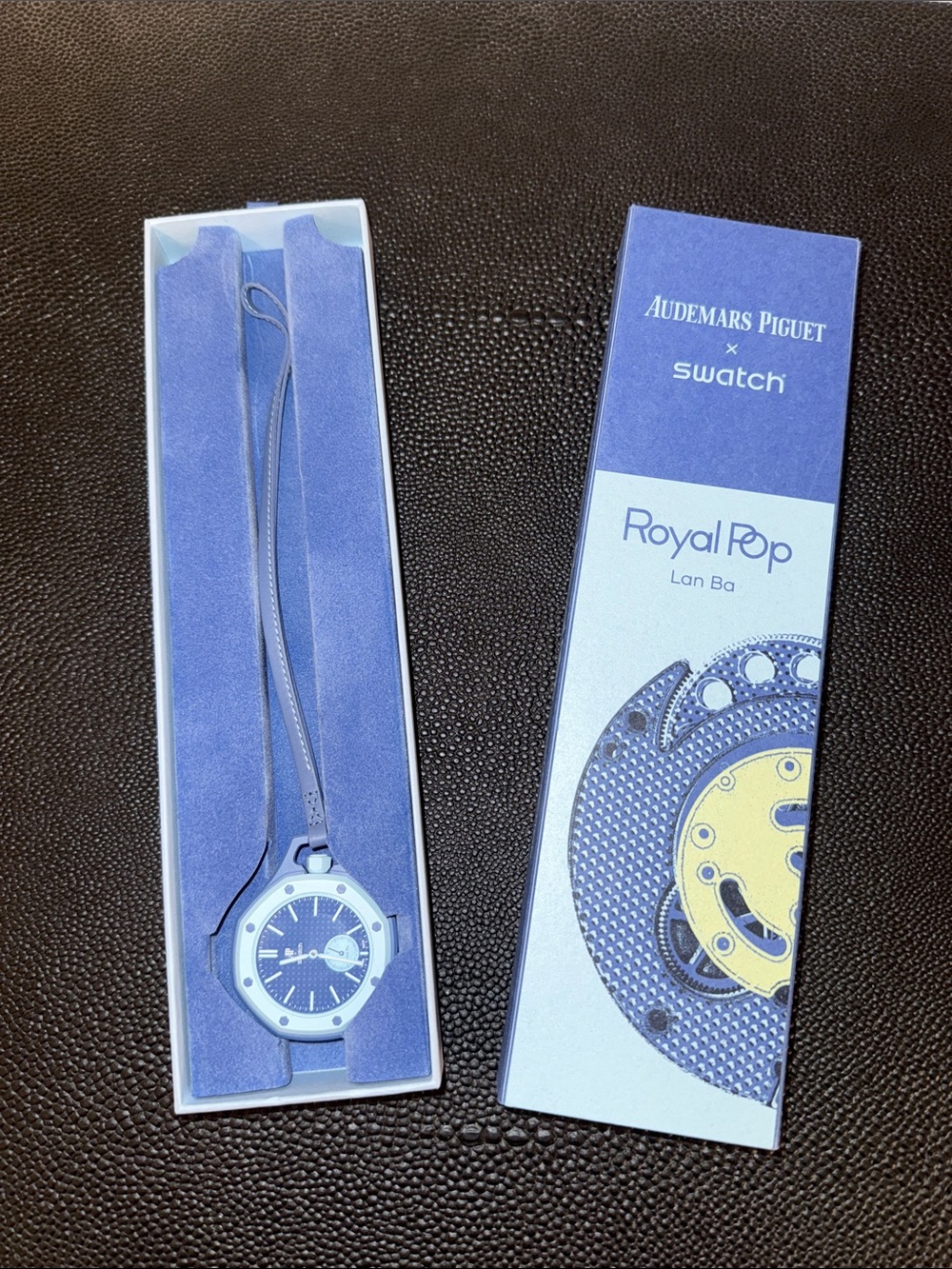 Audemars Piguet Royal Pop Lan Ba Blue Watch with Blue Strap